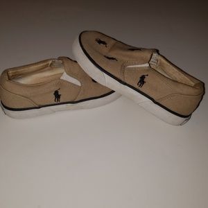 Kids khaki Polo shoes
